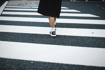 people walking on pedestrian lane