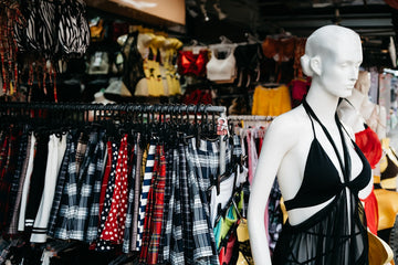 a mannequin in a store