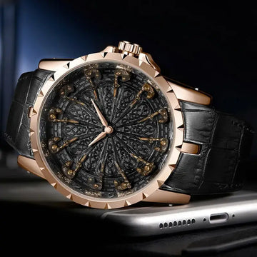 Black Sigil Chrono Watch | Streetwear