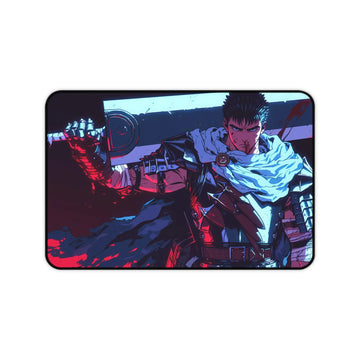 Black Swordsman Desk Mat | 12’’ × 18’’ | Accessories