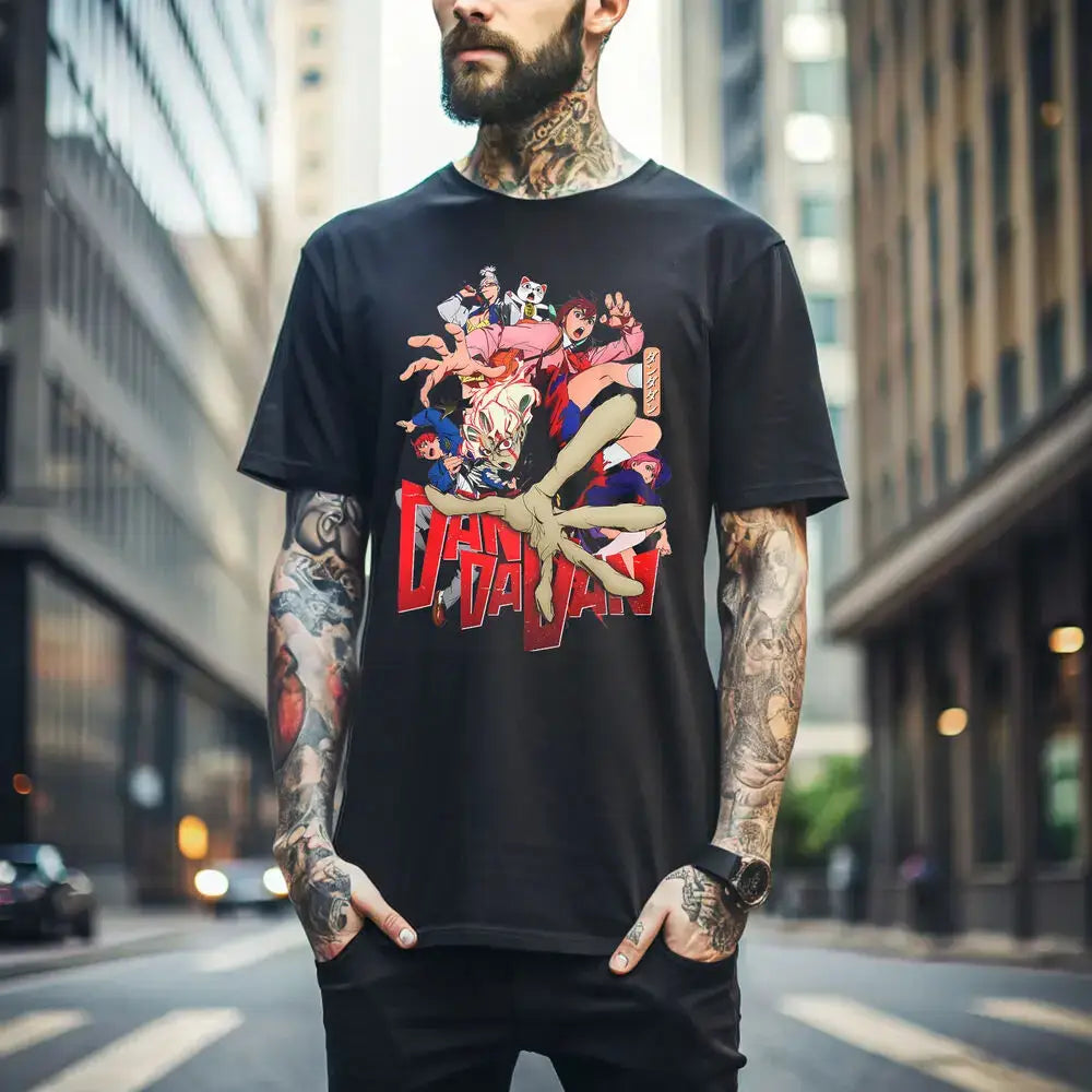 Dandadan Manga Graphic Tee | Premium Anime Streetwear T-shirt by Free Shipping