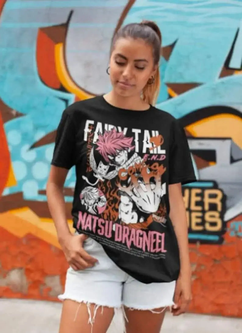 Fairy Tail Vintage Tee | Anime Streetwear