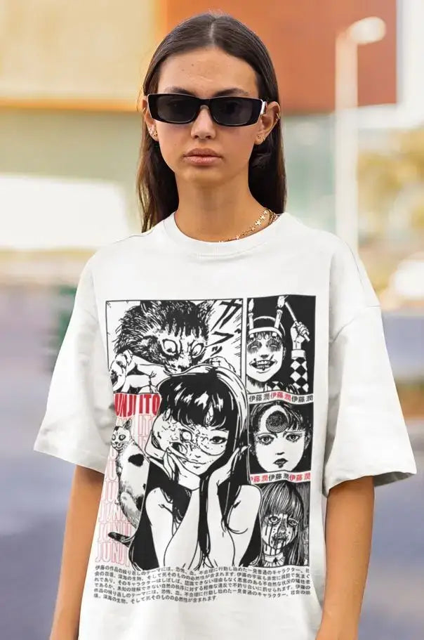 Junji Ito Uzumaki Graphic Tee | Anime Streetwear
