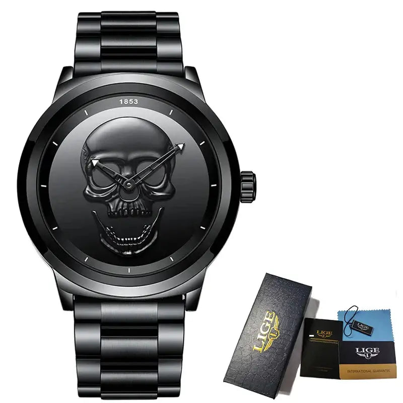Phantom Black Skull | Watch | Streetwear