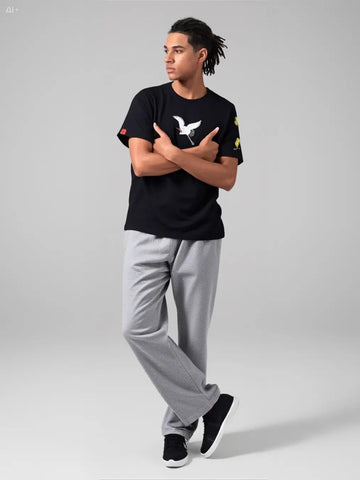 Crane Embroidered Tee