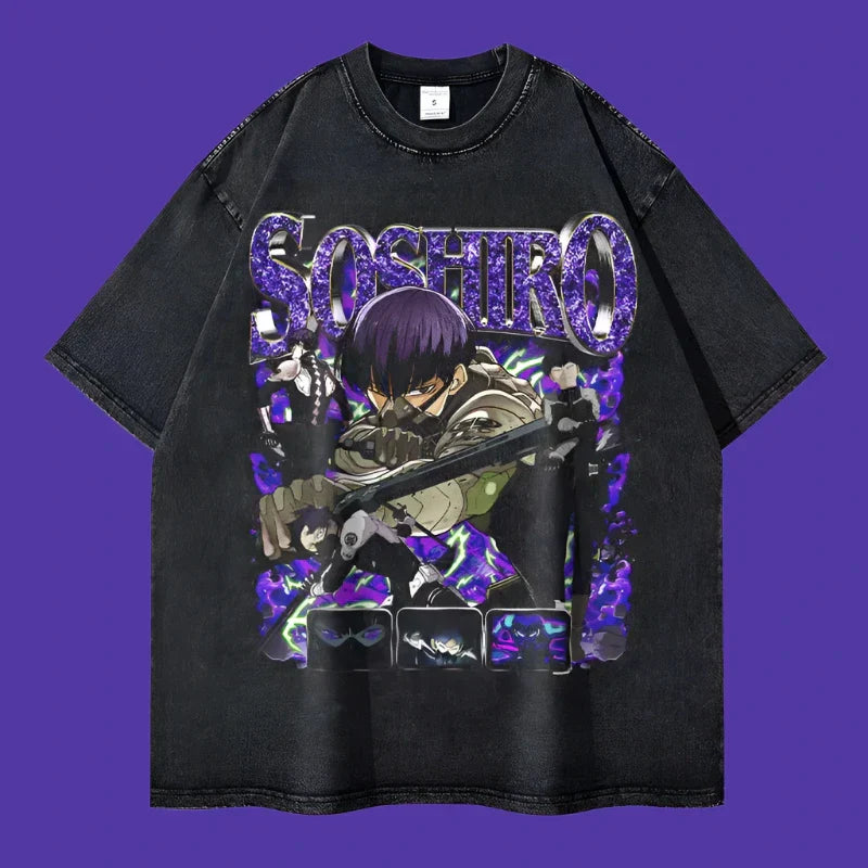 Hoshina Soshiro Kaiju No. 8 Vintage Washed Tee
