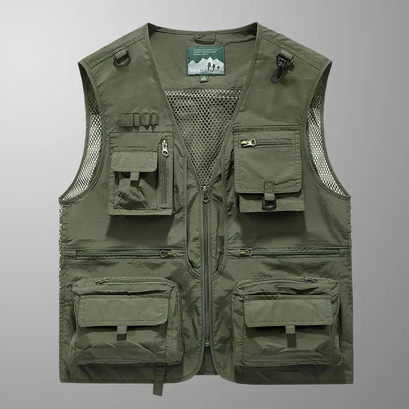 Tactical Streetwear Utility Vest | Jungle Green / s