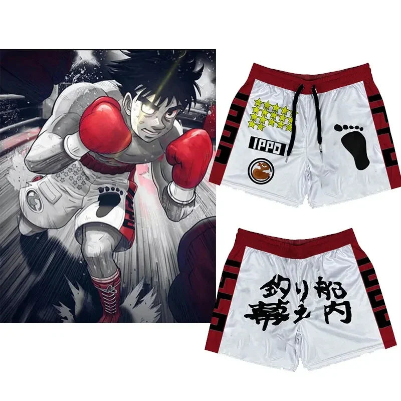 Fighting Spirit Gym Shorts – Hajime no Ippo Edition - Gym Shorts