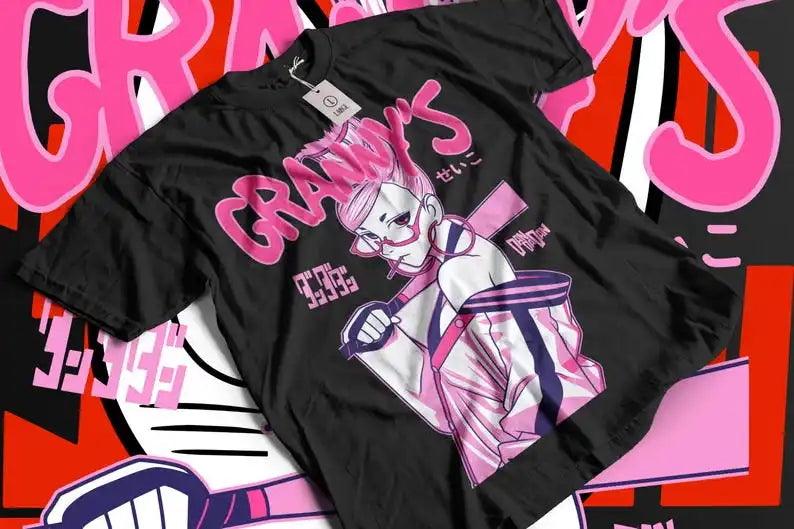 Granny Dandadan Graphic Tee - T-Shirt