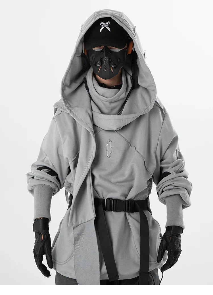 Mechanus Wizard Techwear Hoodie - hoodie