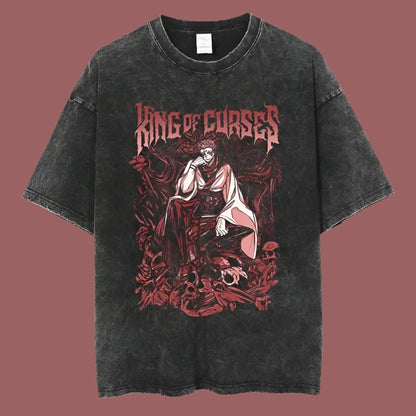 King of Curses: Sukuna Washed Graphic Tee