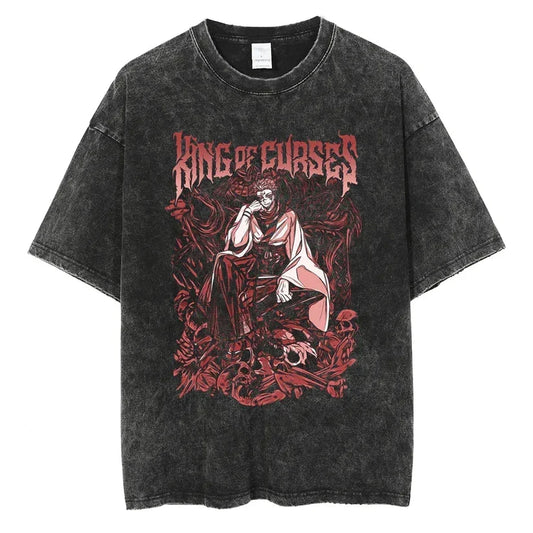 King of Curses: Sukuna Washed Graphic Tee