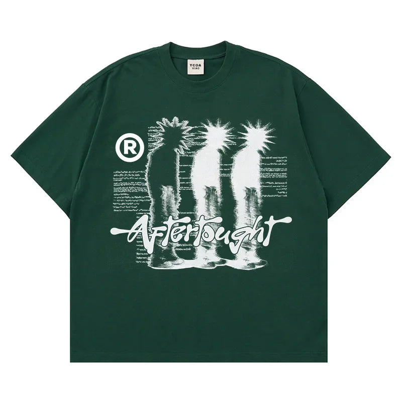 After Thought Graphic Tee Men - Green / 4XL - T-Shirt