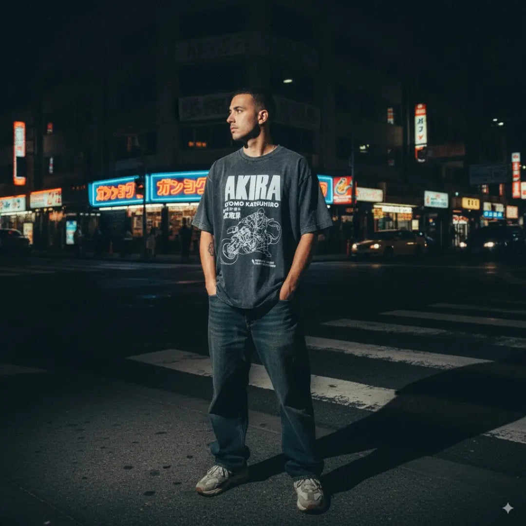 Akira Metropolis Tee - Otomo Katsuhiro Anime Collection Graphic Shirt | Streetwear