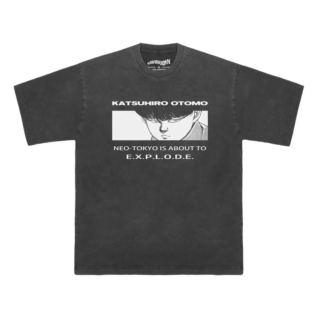 Akira Memories Tee Katsuhiro Otomo Metropolis Anime Graphic Shirt | Washed Black / s | Streetwear