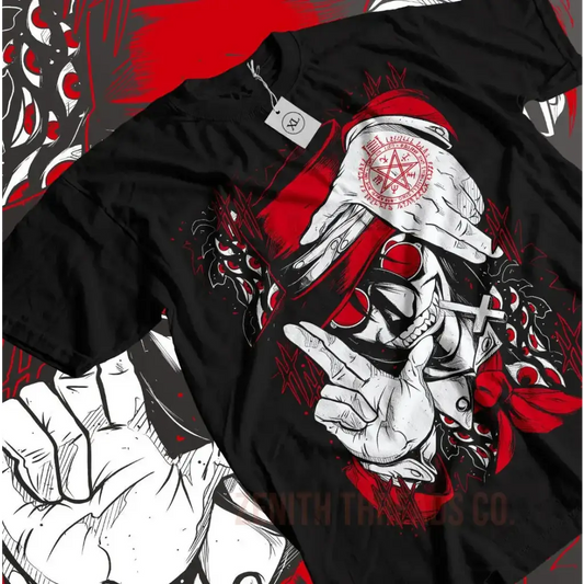Crimson Black / s | T-shirtsgraphic Tee | Anime Streetwear & Dark Fits