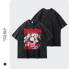 Black graphic t-shirt from Dandadan, perfect summer style for anime enthusiasts