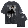 Gray graphic tees for anime lovers in Japanese streetwear style