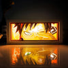 Illumiscene anime shadow light box featuring illuminated Gaara paper-cut shadow art