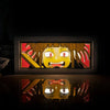 Illumiscene anime shadow light box features illuminated Zoro paper-cut shadow art