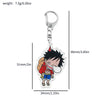 Luffy and Roronoa Zoro keychain set for One Piece fans featuring vibrant designs