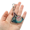 Luffy and Roronoa Zoro keychain set featuring cartoon character keychains for fans