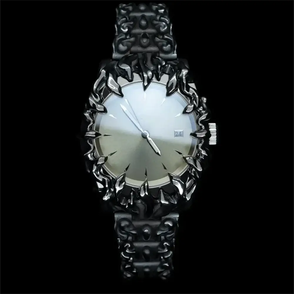Ashfang Claws Gothic Watch | Chrome Skeleton | Streetwear