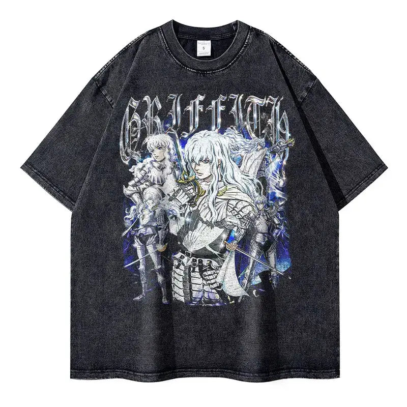 Hawk Crest Black / s | T-shirt | Anime Streetwear