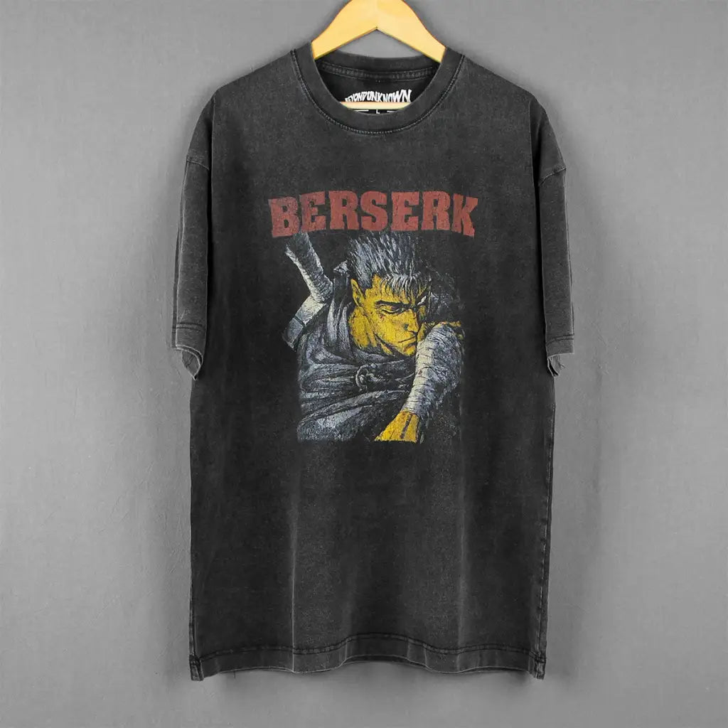 Berserk Anime Tee Guts Dark Fantasy Manga Graphic Shirt | Streetwear