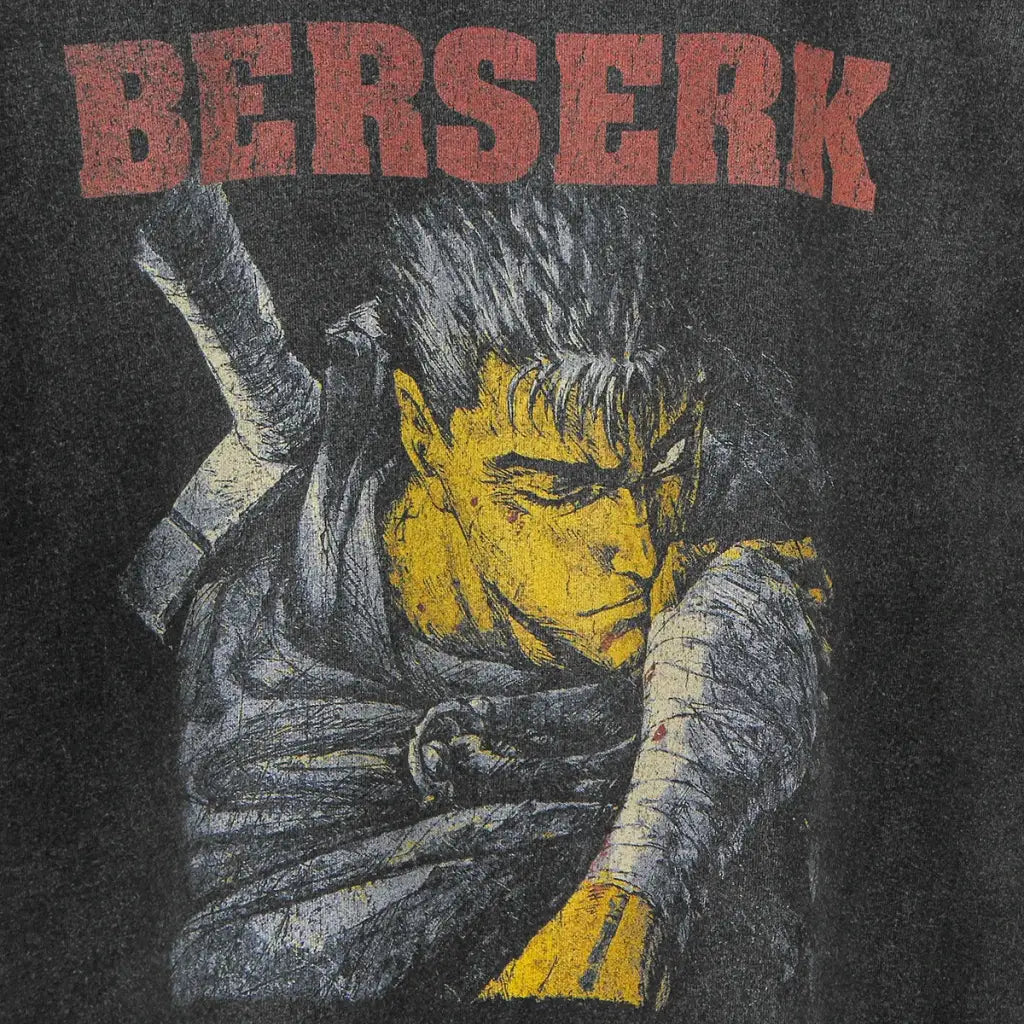 Berserk Anime Tee Guts Dark Fantasy Manga Graphic Shirt | Streetwear