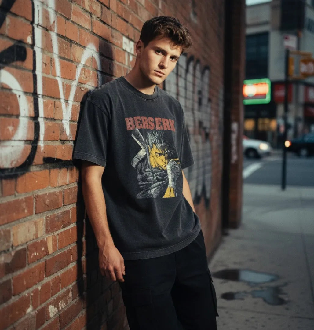 Berserk Vintage Washed Tee | Streetwear