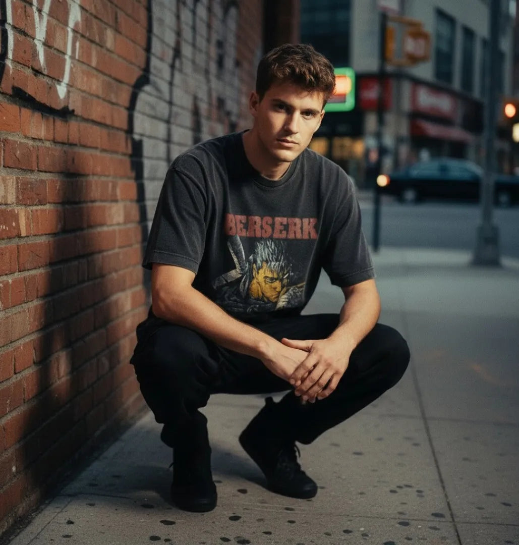 Berserk Vintage Washed Tee | Streetwear