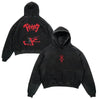 Black Berserk hoodie from Unleash Your Inner Warrior features anime Berserk print design