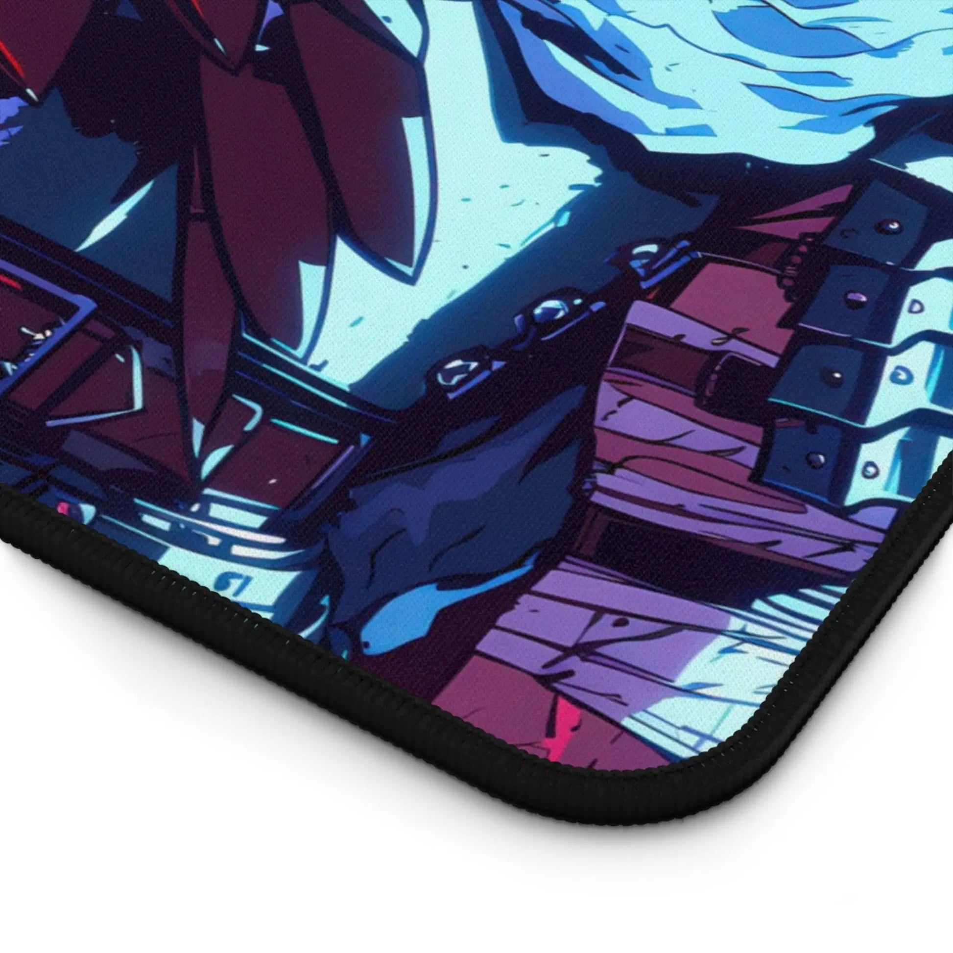 Black Swordsman Desk Mat | 12’’ × 18’’ | Accessories