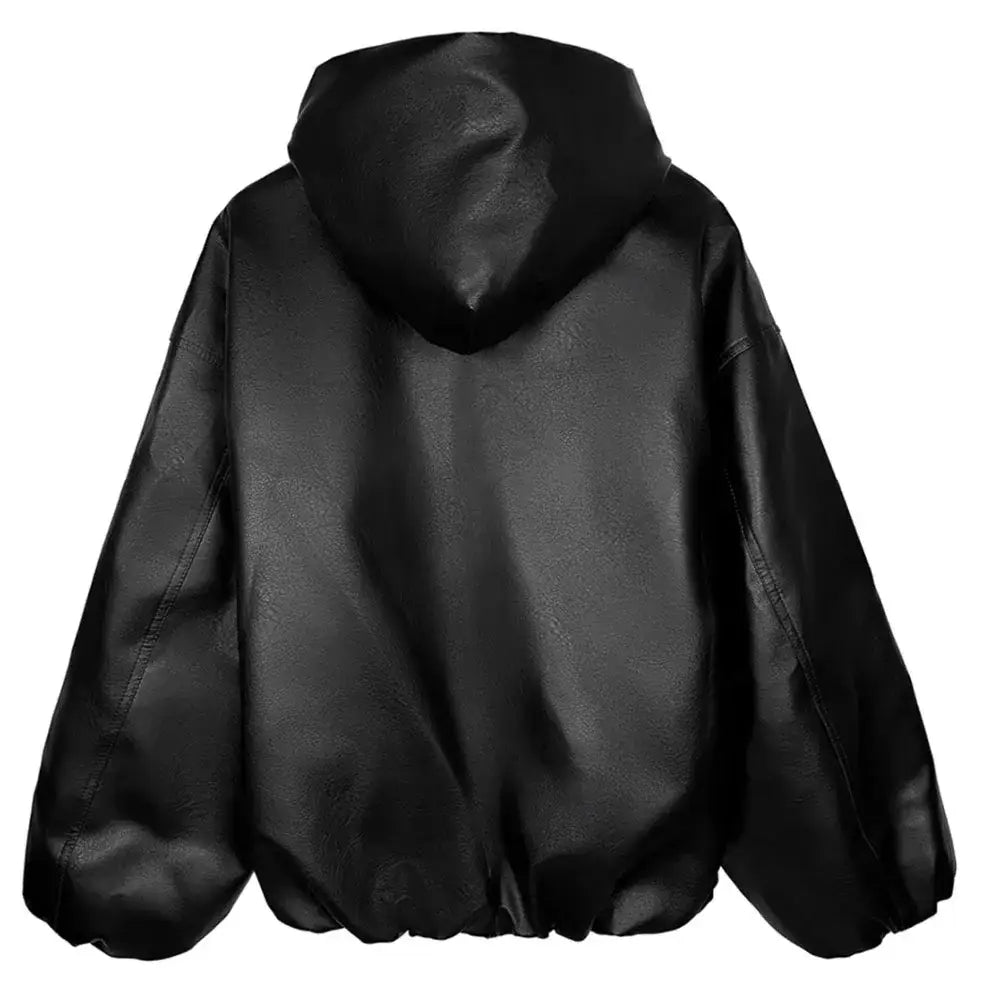 Blackout Street Pu Leather Jacket | Streetwear