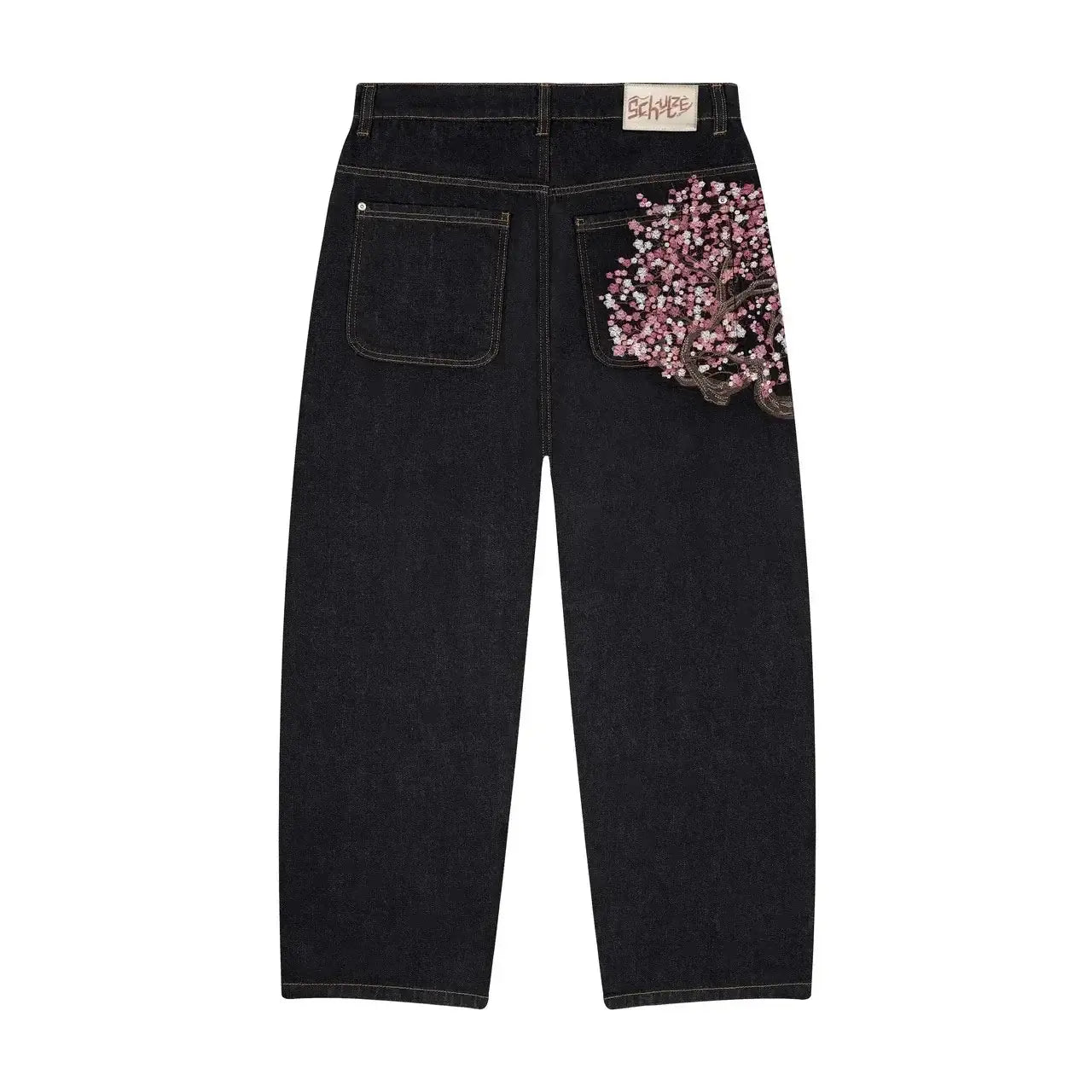 Bloodpetal Denim | Sakura Tree Embroidery / Xxl | Streetwear