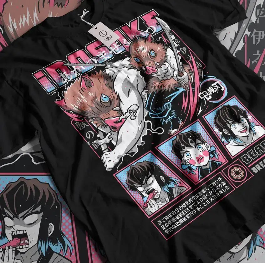 Boarborn Rage Dandadan Tee | Demon Black / s | Anime Streetwear