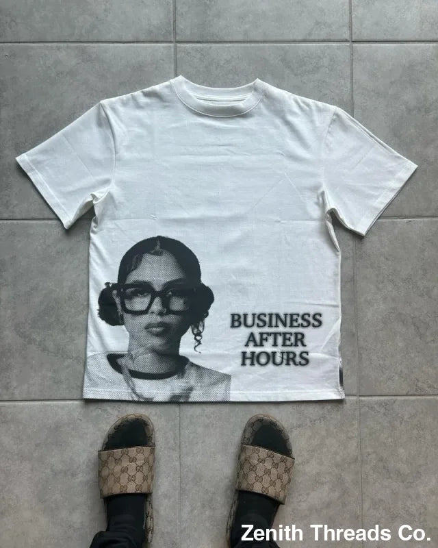 Business After Hours Retro American Graphic Tee - T-Shirt