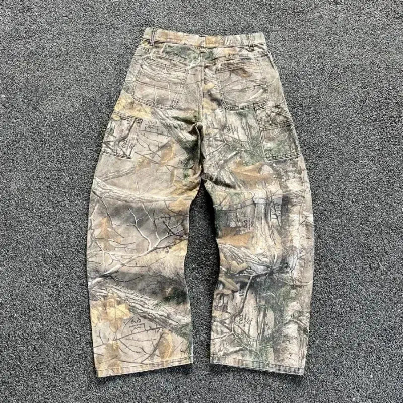 Ghostgrid Camo Cargo Pants | Streetwear