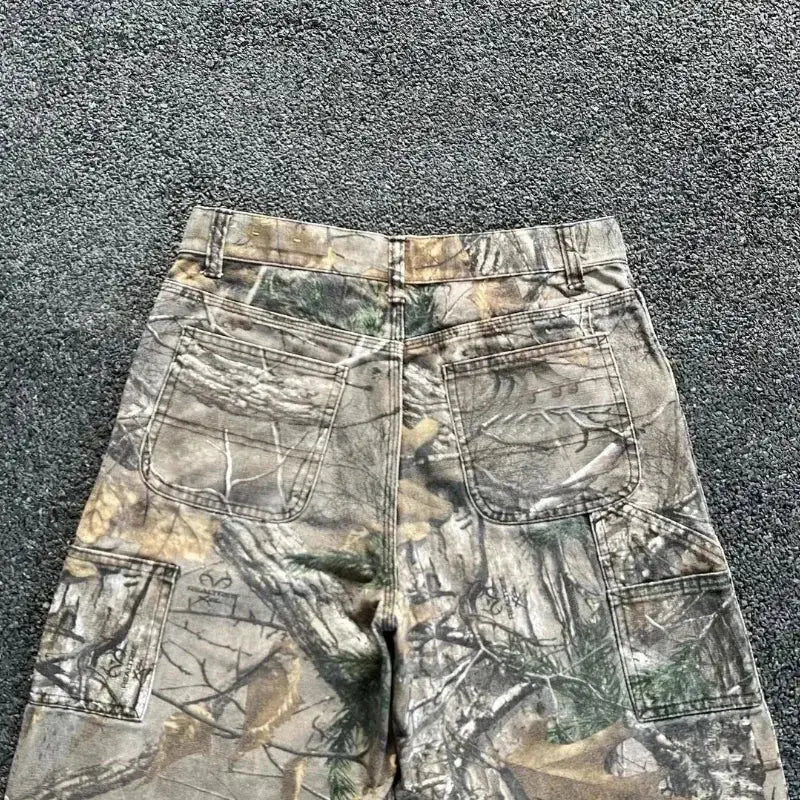 Ghostgrid Camo Cargo Pants | Streetwear