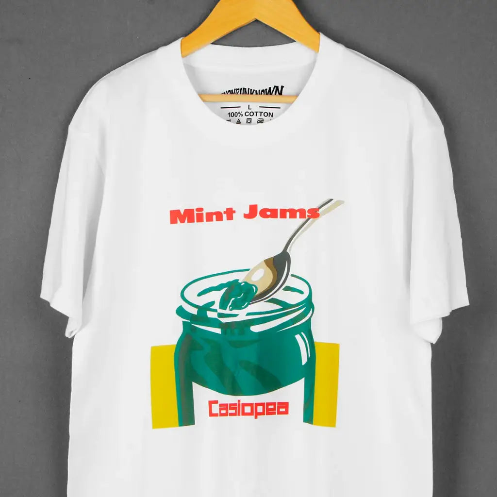 Casiopea Mint Jams Tee Japanese 80s Fusion Music Band Graphic Shirt | Streetwear