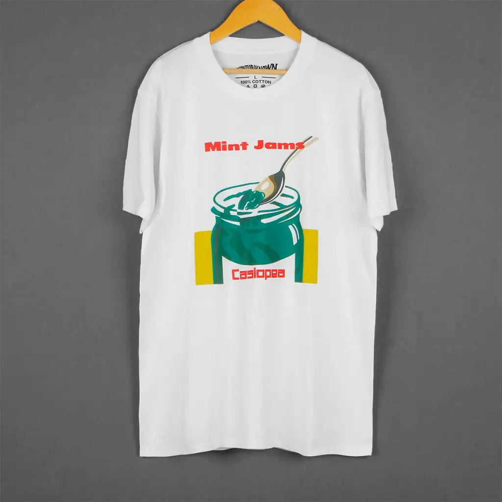 Casiopea Mint Jams Tee Japanese 80s Fusion Music Band Graphic Shirt | Streetwear