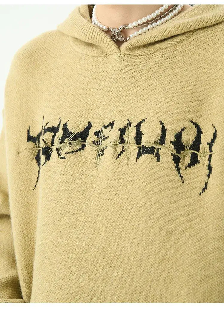 Centipede Embroidered Streetwear Hoodie