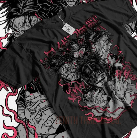 Choso Graphic Tee from Jujutsu Kaisen Graphic Tee By Zenith Threads Co. Free shipping