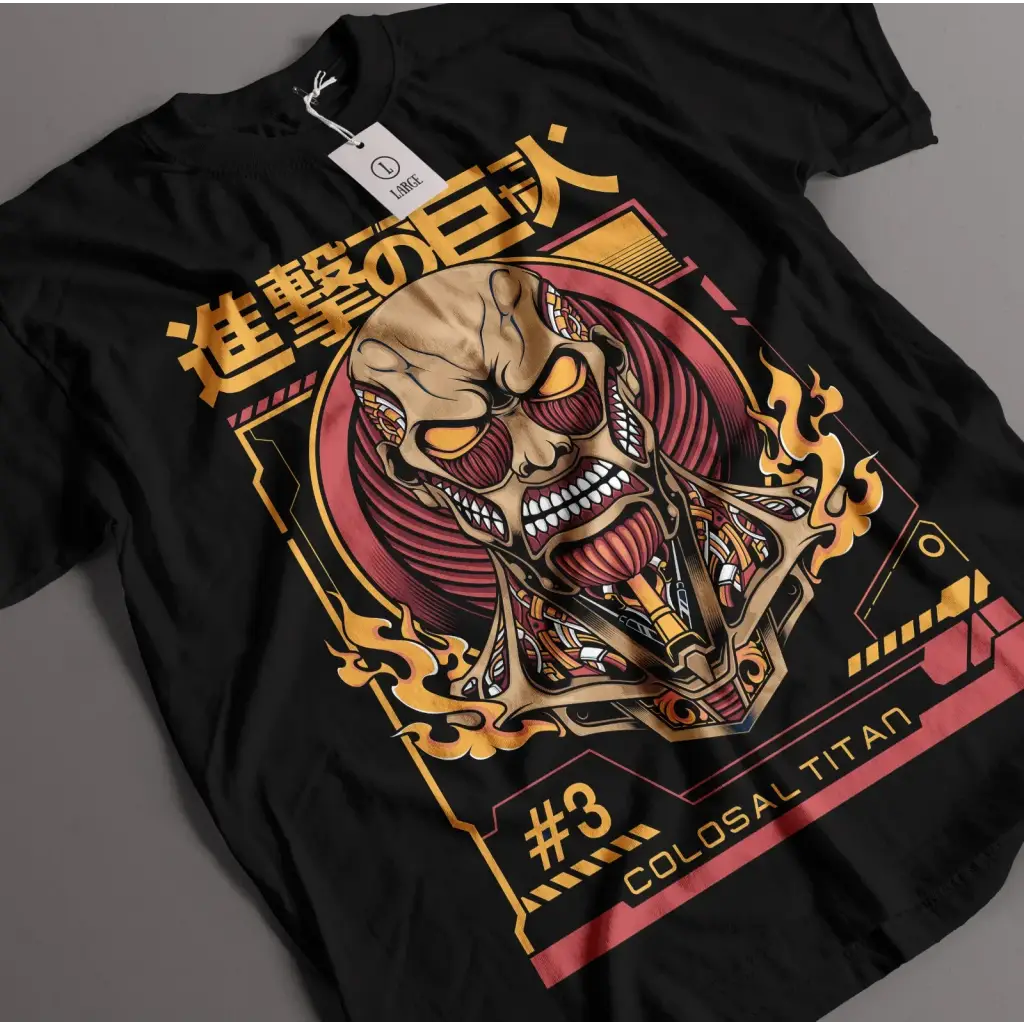 Wall White / s | T-shirt | Anime Streetwear