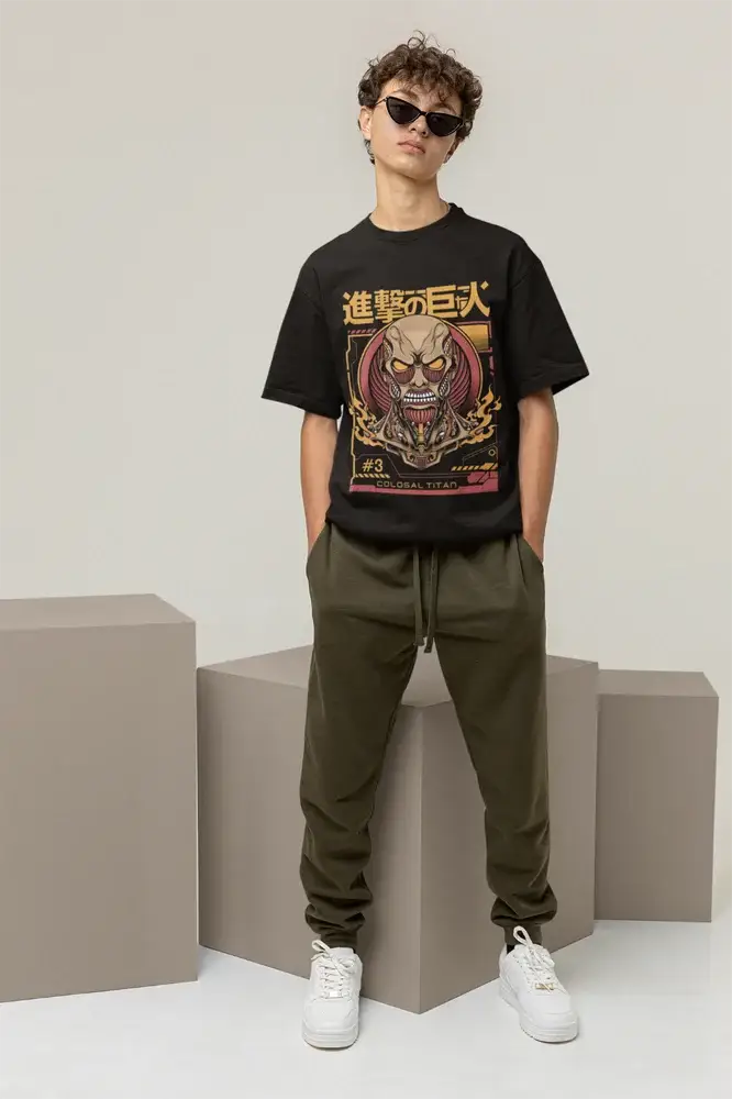Colossal Armin Graphic Tee | Premium Anime Streetwear