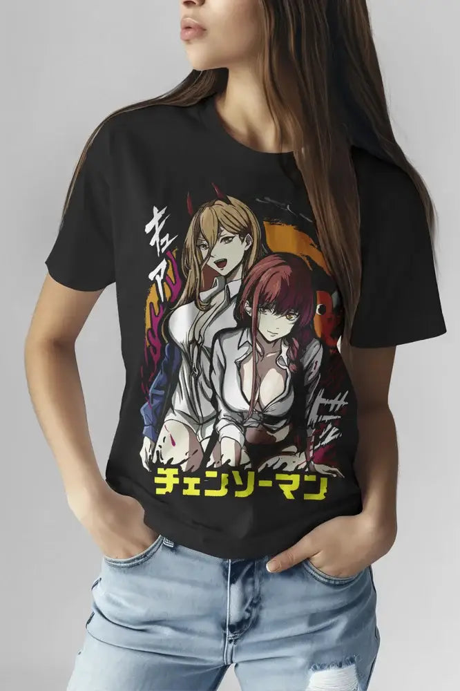Control//chaos Chainsaw Man Tee | Anime Streetwear