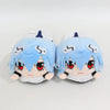 Cozy anime short plush slippers featuring Rei Ayanami for ultimate comfort and style