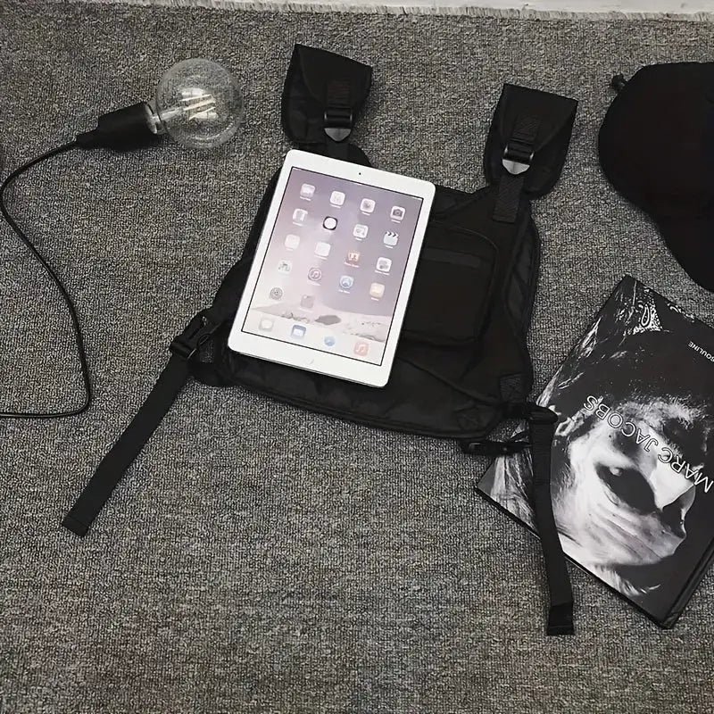 Cyberpunk Chest Rig Vest Bag | Tactical Void | Streetwear
