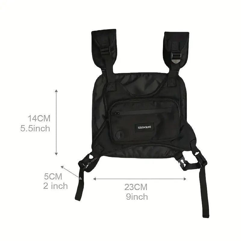 Cyberpunk Chest Rig Vest Bag | Tactical Void | Streetwear